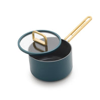 Stanley Tucci™ Ceramic Nonstick 2-Quart Saucepan with Lid | Venetian Teal