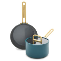 Stanley Tucci™ Ceramic Nonstick 3-Piece Mini Set | Venetian Teal
