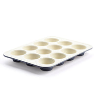 GreenLife Ceramic Nonstick Muffin Pan | Black