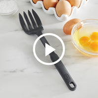 GreenLife 10-in-One Silicone Fork | Gray