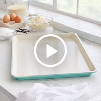 GreenLife Ceramic Nonstick 18" x 13" Cookie Sheet | Turquoise