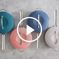 Nova Ceramic Nonstick 10-Piece Cookware Set | Deep Teal