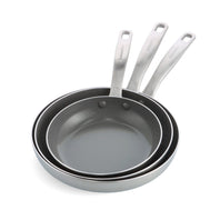 Chatham Stainless 8", 9.5" and 11" Frypan Set