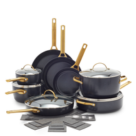 Reserve Ceramic Nonstick 13-Piece Cookware Set | Black