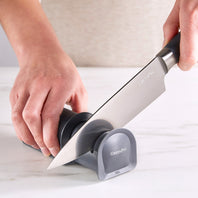 Titanium Cutlery Ultimate 16-Piece Knife Block Set | Gray