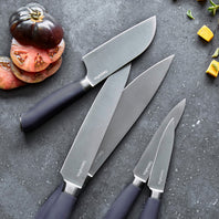 Titanium Cutlery 3-Piece Knife Set | Gray