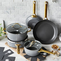 Reserve Ceramic Nonstick 8-Piece Cookware Set | Charcoal