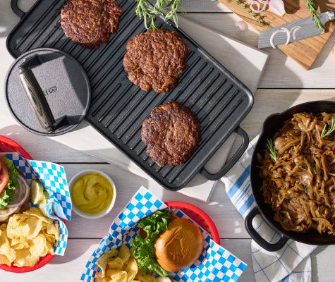 Caramelized Shallot Smash Burger