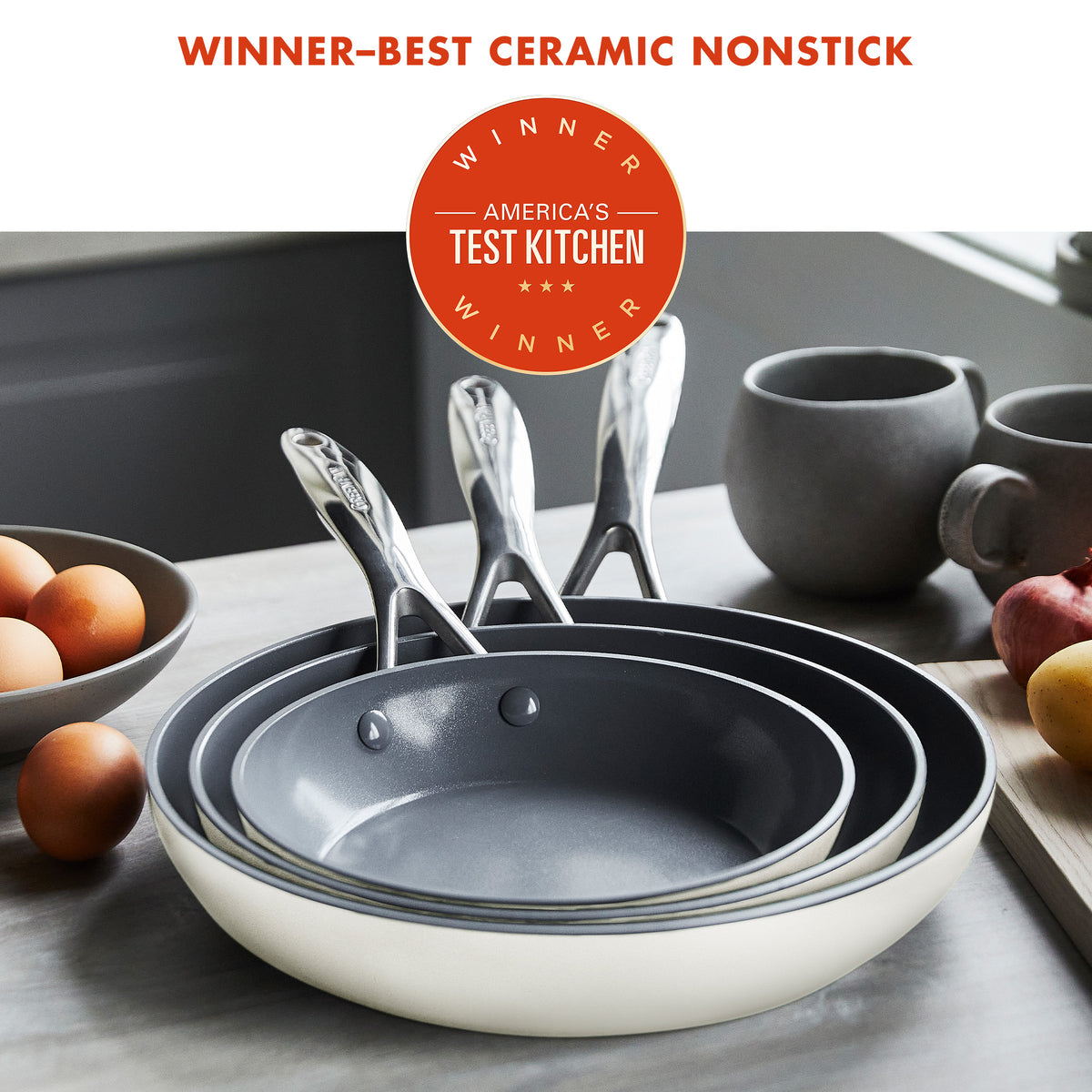 America's Test Kitchen Names GreenPan's Valencia Pro the Best Ceramic Nonstick Frypan