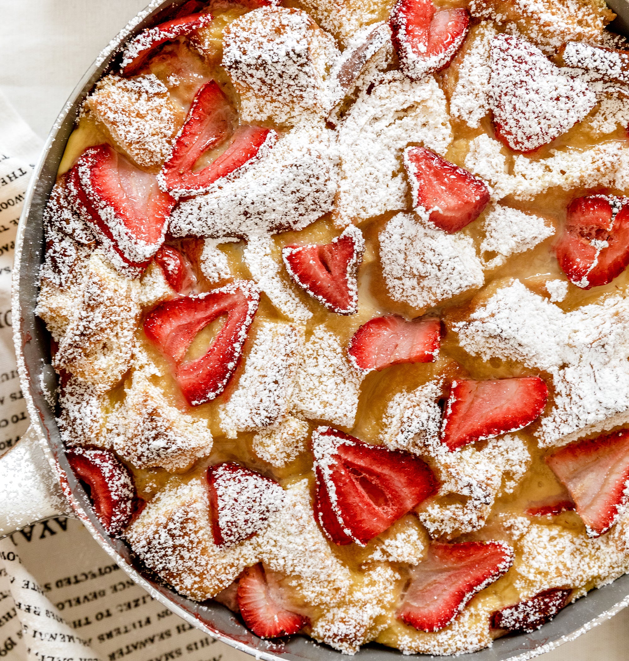Strawberry Lemonade Skillet French Toast
