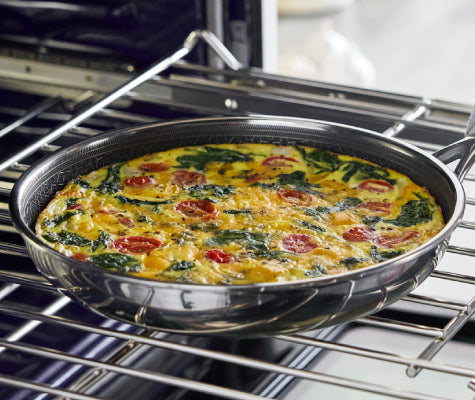 Spinach and Tomato Skillet Frittata