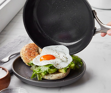 Everything Bagel Breakfast Sandwich
