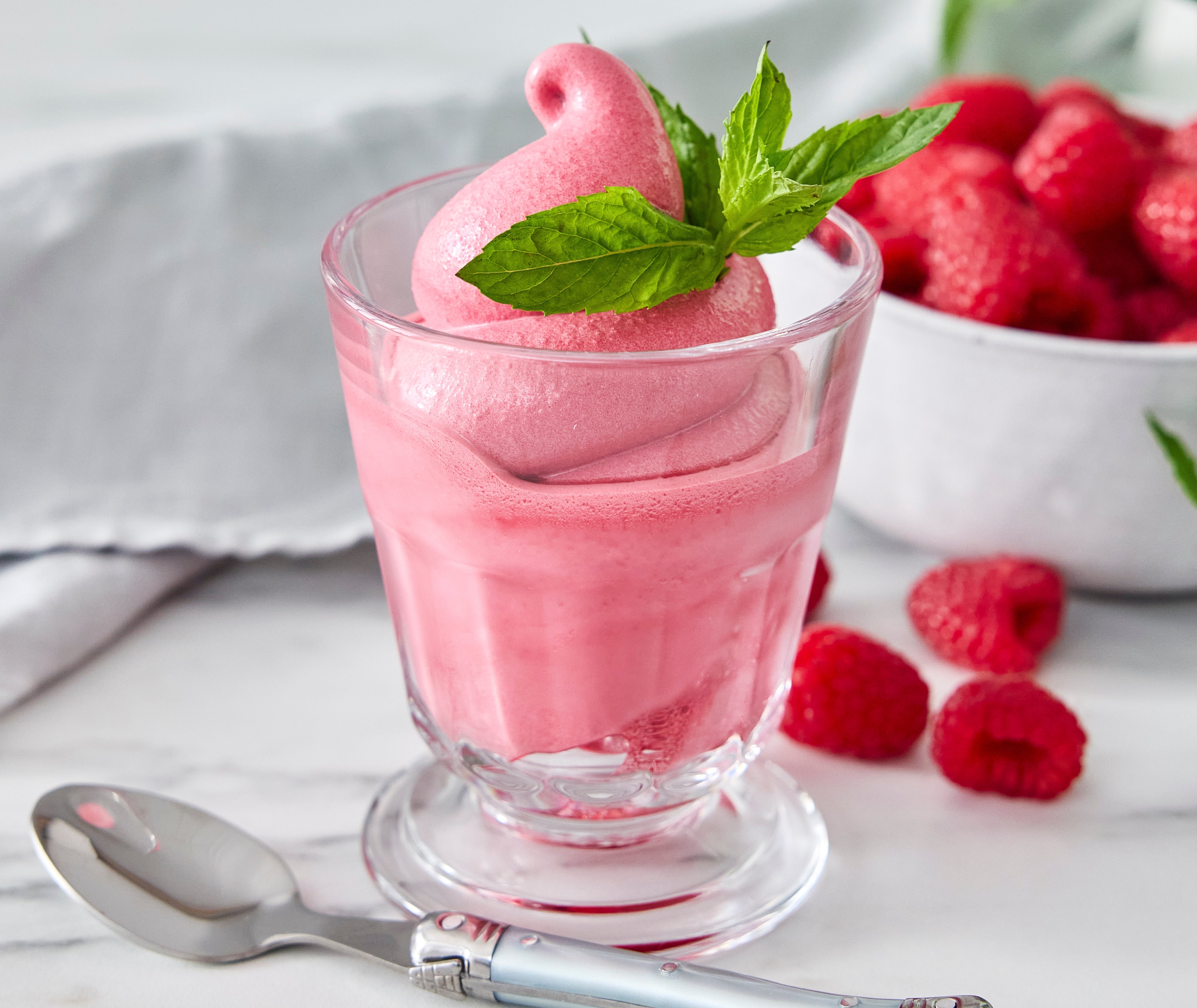 Fresh Raspberry Sorbet