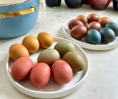 Naturally Dyed Easter Eggs