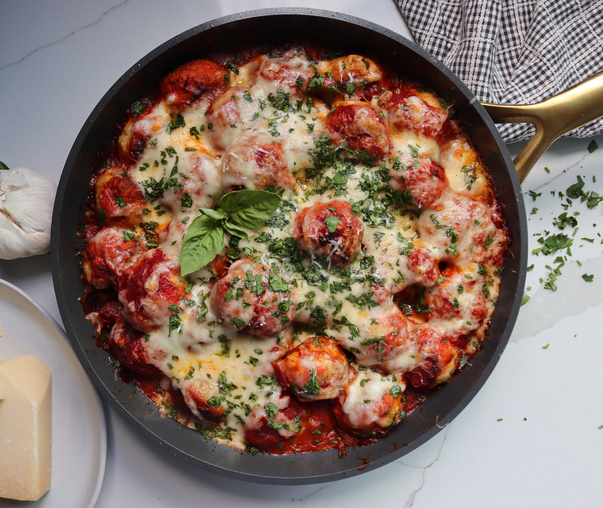 Chicken Meatball Bake