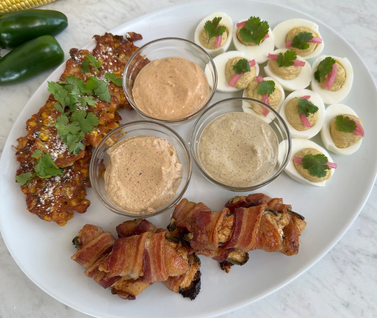 Bitchin’ Sauce Appetizer Trio