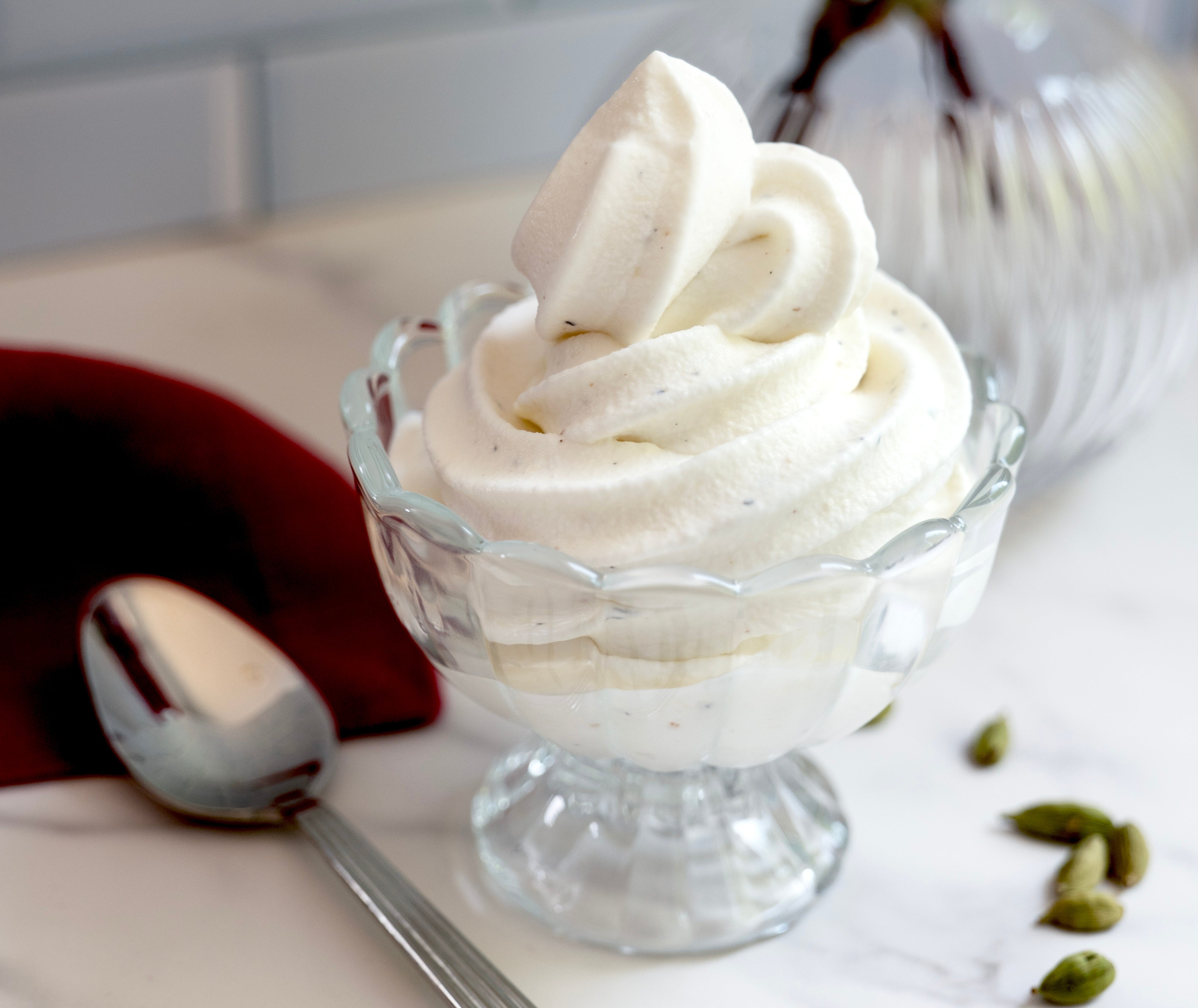 Rose & Cardamom Frozen Yogurt