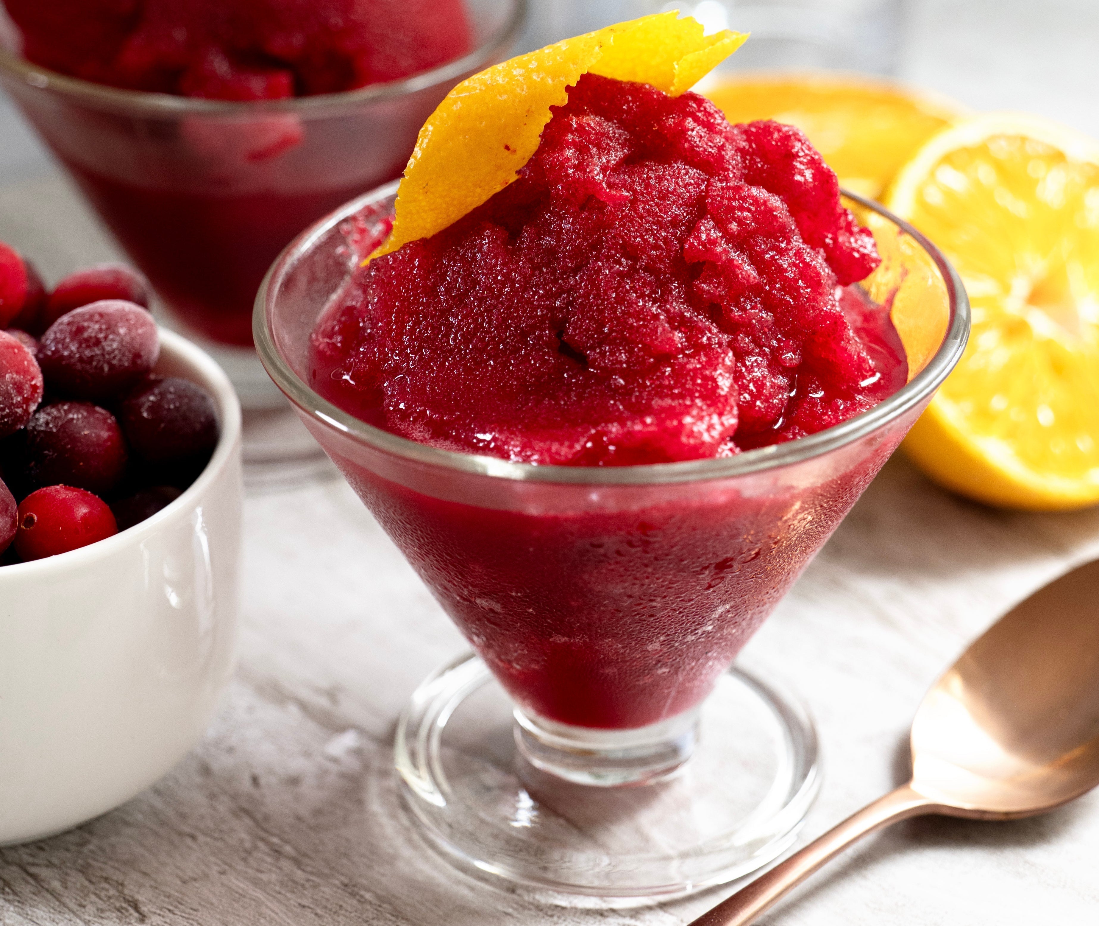 Tart Cranberry Sorbet