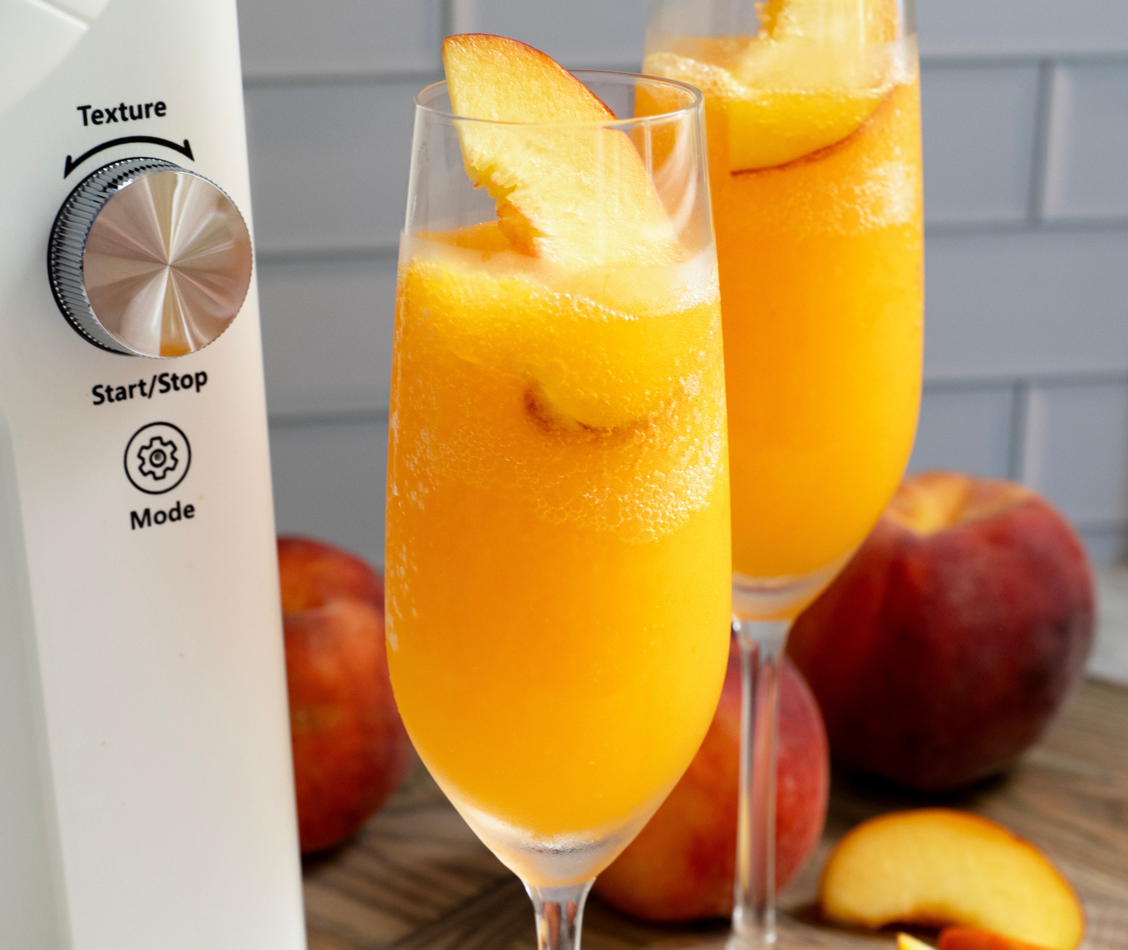 Frozen Peach Bellini