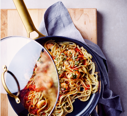 Shrimp and Linguine Fra Diavolo