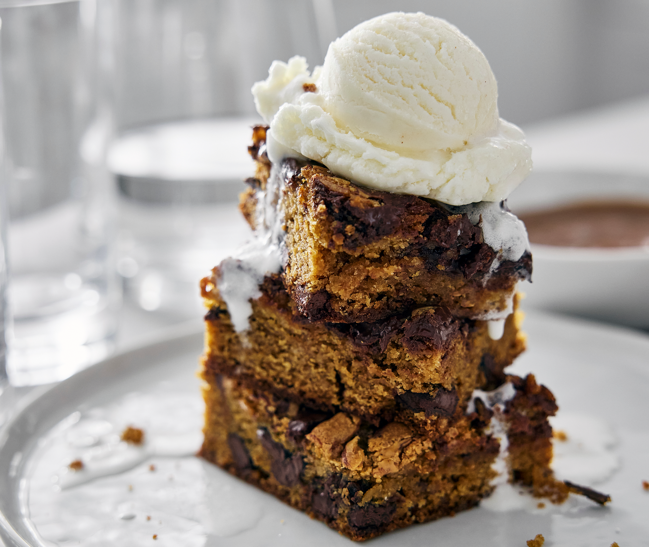 Peanut Butter and Nutella Blondies