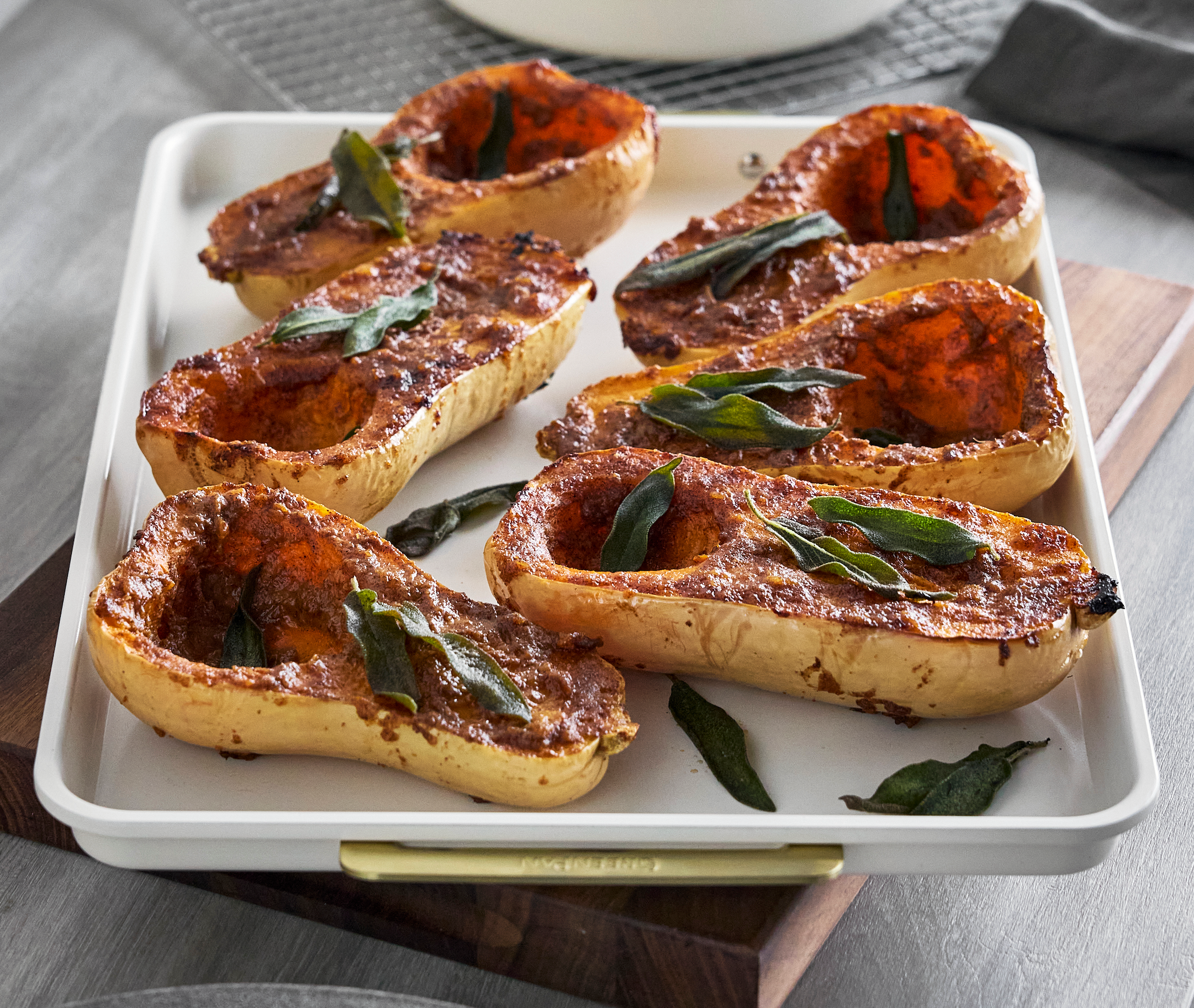Sweet & Spicy Roasted Honeynut Squash