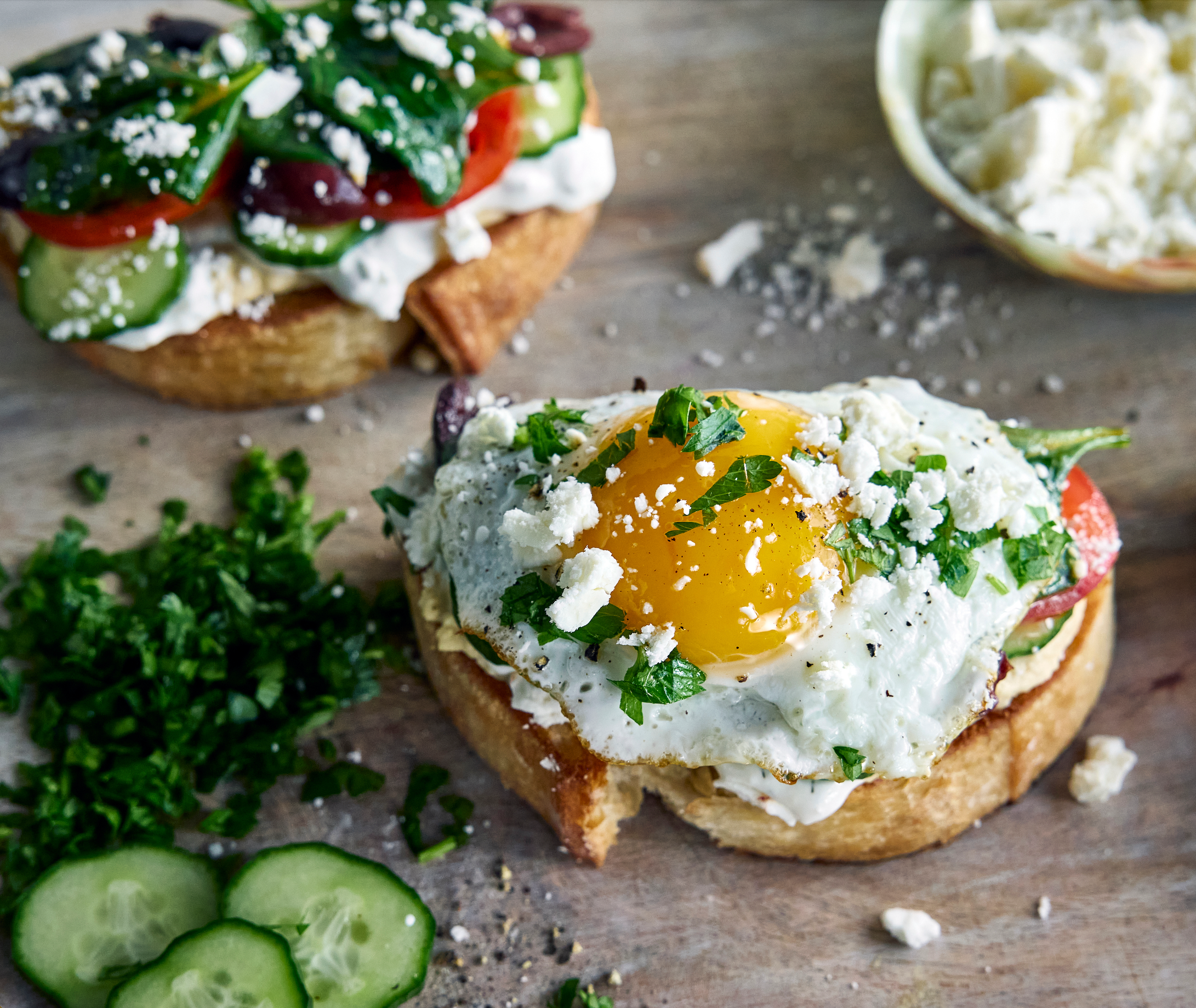 Mediterranean Breakfast Sandwich