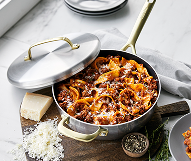 Pappardelle with Bolognese