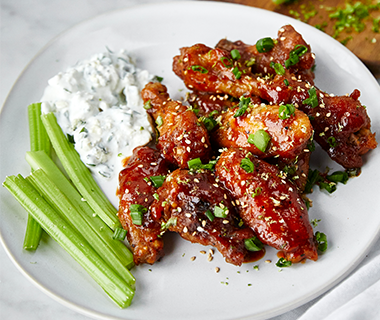 Spicy Honey Chicken Wings