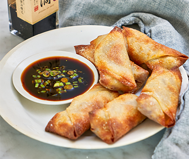 Tempeh Air Fryer Hoisin Egg Rolls