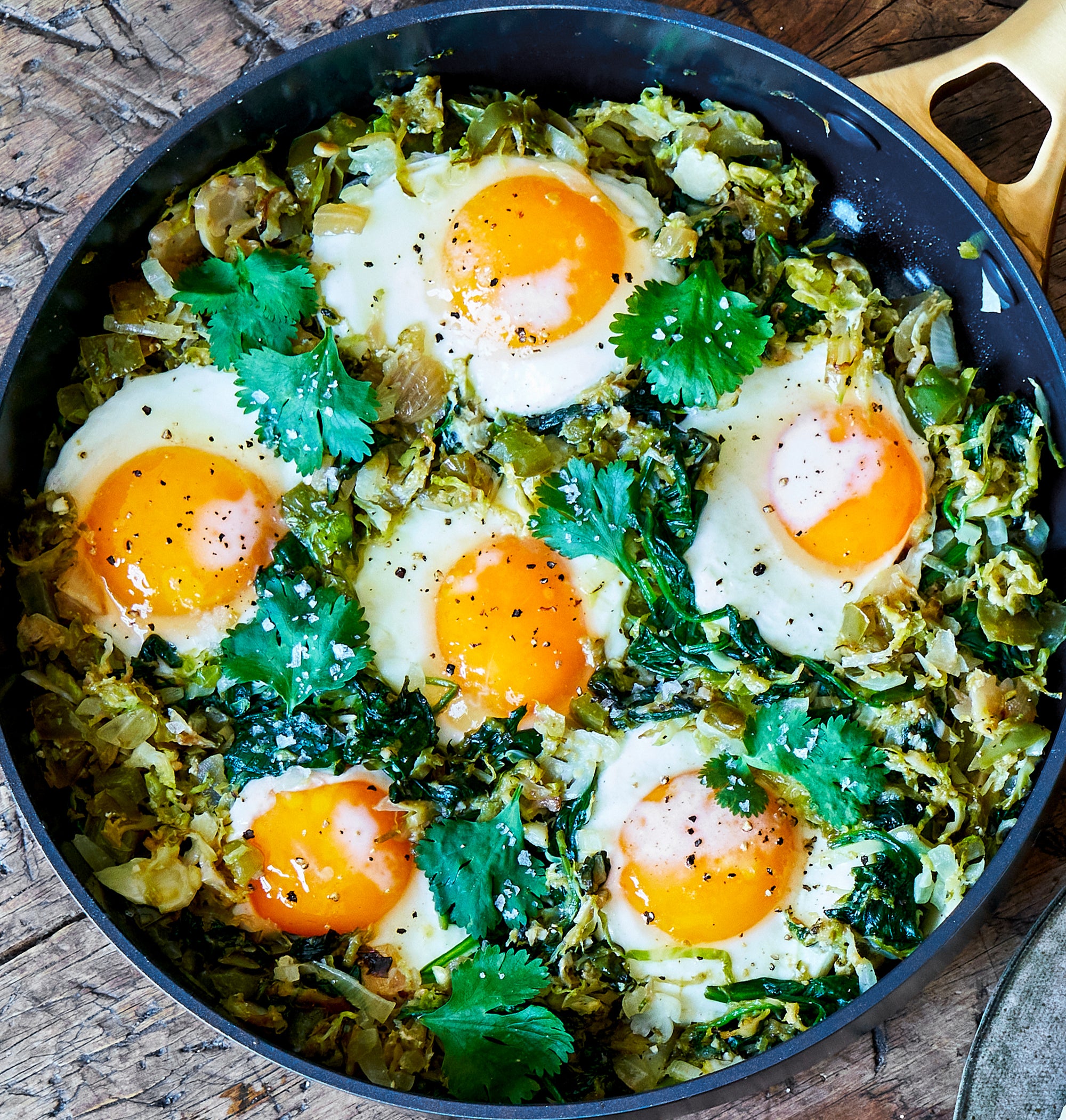 Skillet Green Shakshuka