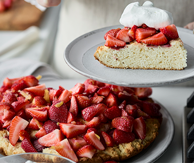 Skillet Strawberry Shortcake