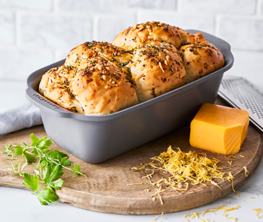 Twisted Cheddar and Herb Bread