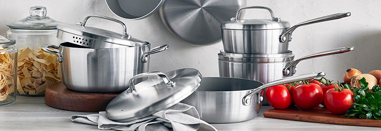 GP5 Stainless Steel – Mirror Handles | GreenPan