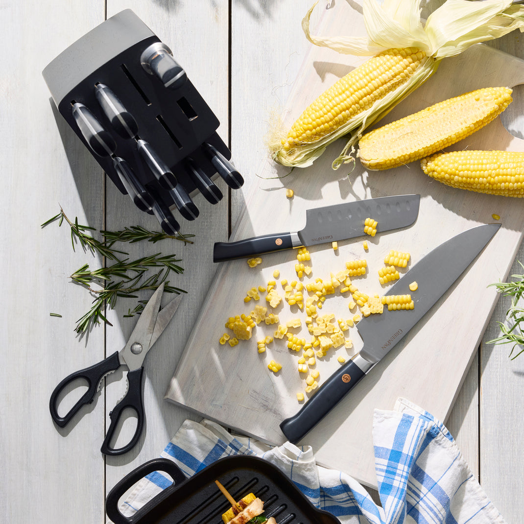Elite Cutlery 13-Piece Knife Block Set
