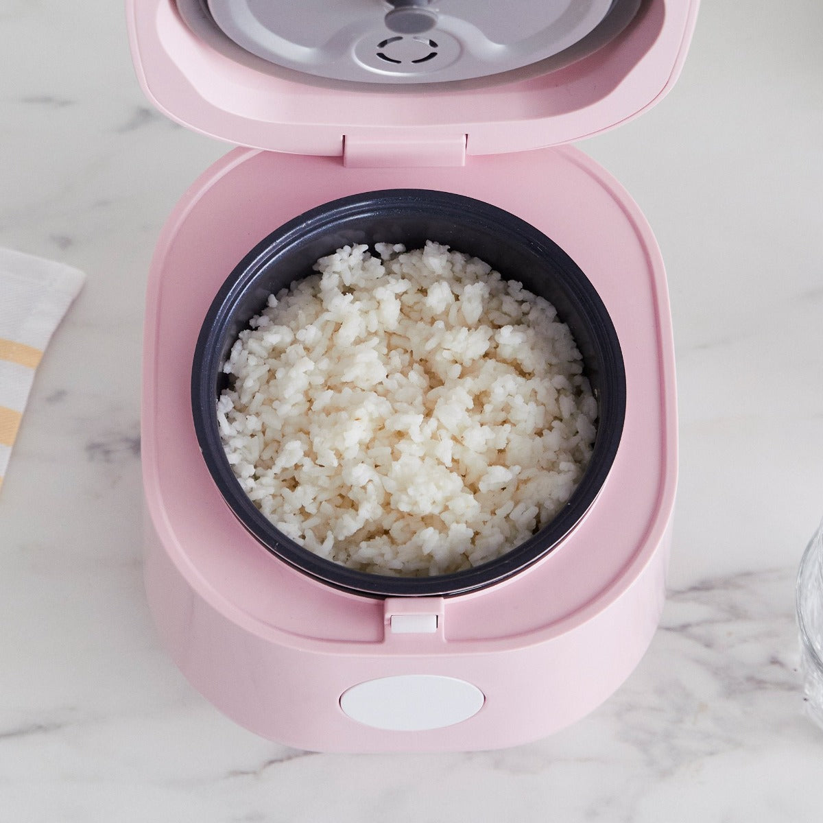 GreenLife Go Grains 4-Cup Pink Electric Grains and Rice Cooker