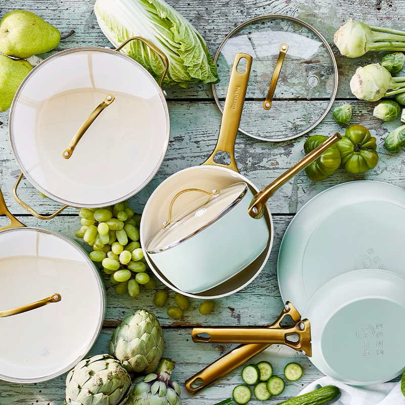 Greenware Cookware Ceramic Nonstick Cookware for Sustainable Cooking - GreenPan©