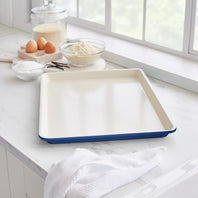 GreenLife Ceramic Nonstick 18" x 13" Cookie Sheet Set | Pink and Navy