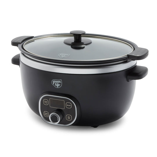 GreenLife Healthy 6-Quart Slow Cooker | Black
