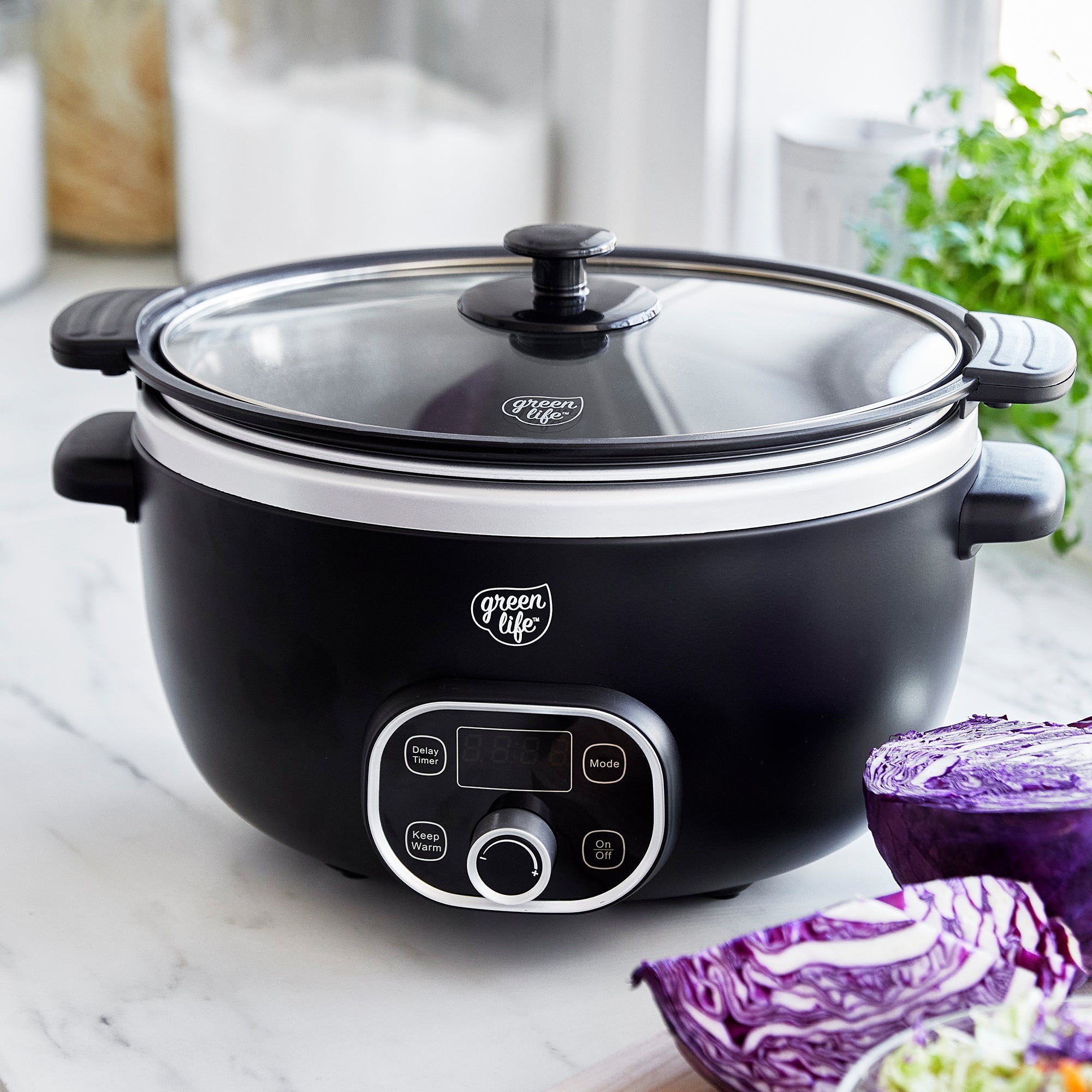  GreenLife Cook Duo Healthy Ceramic 6QT Slow Cooker