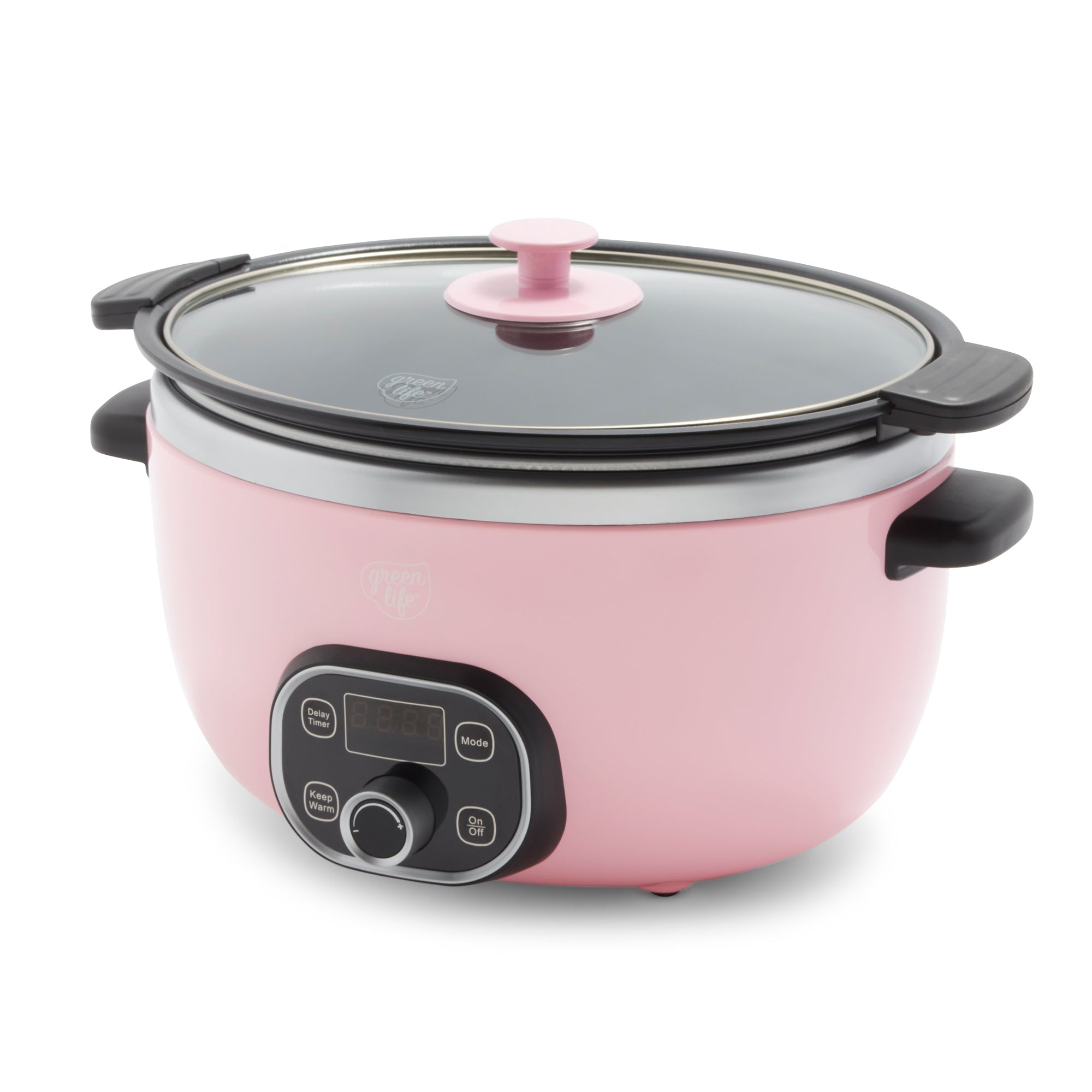 GreenLife Healthy Duo Slow Cooker | Pink