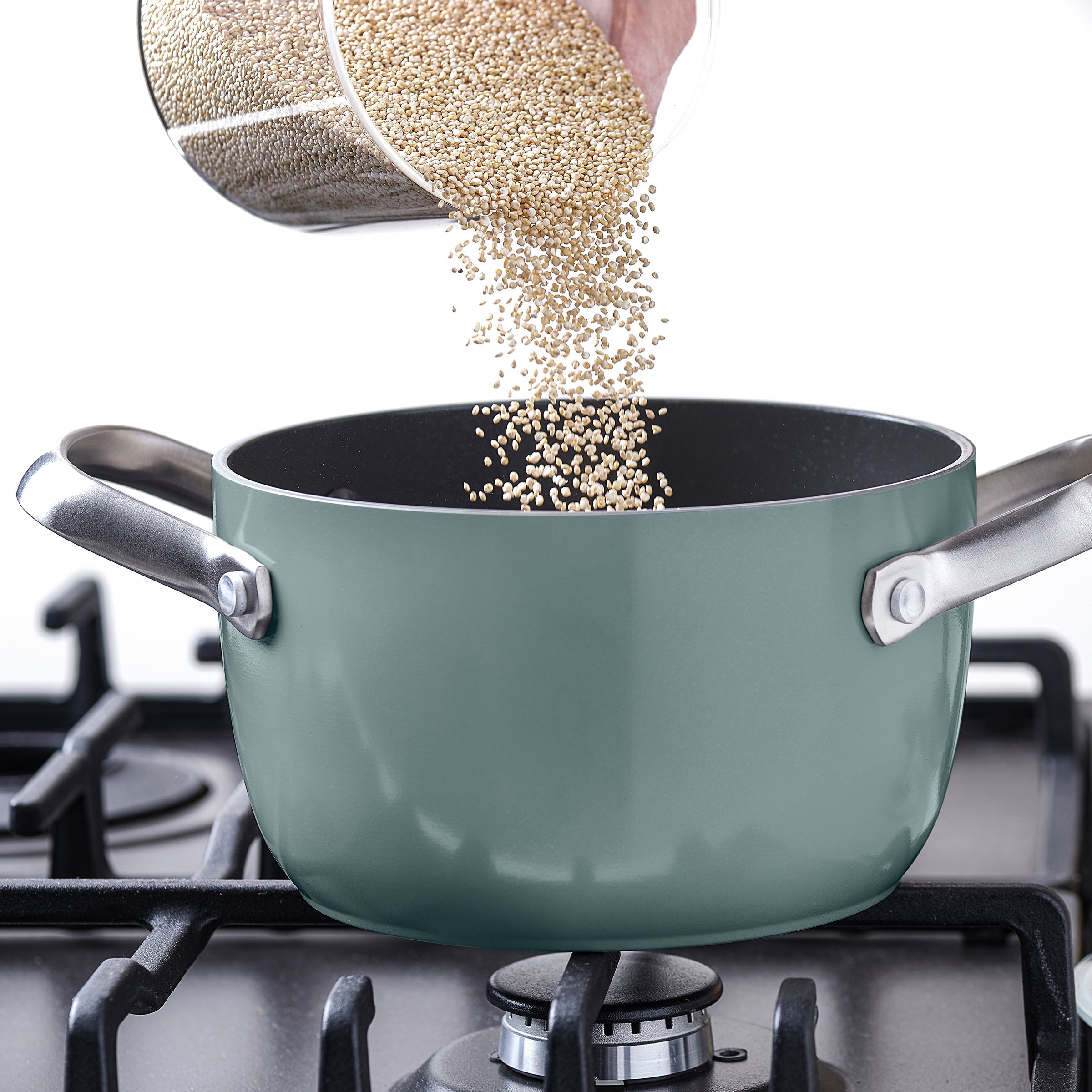 GreenPan 2-Quart Rice and Grains Cooker | Merlot