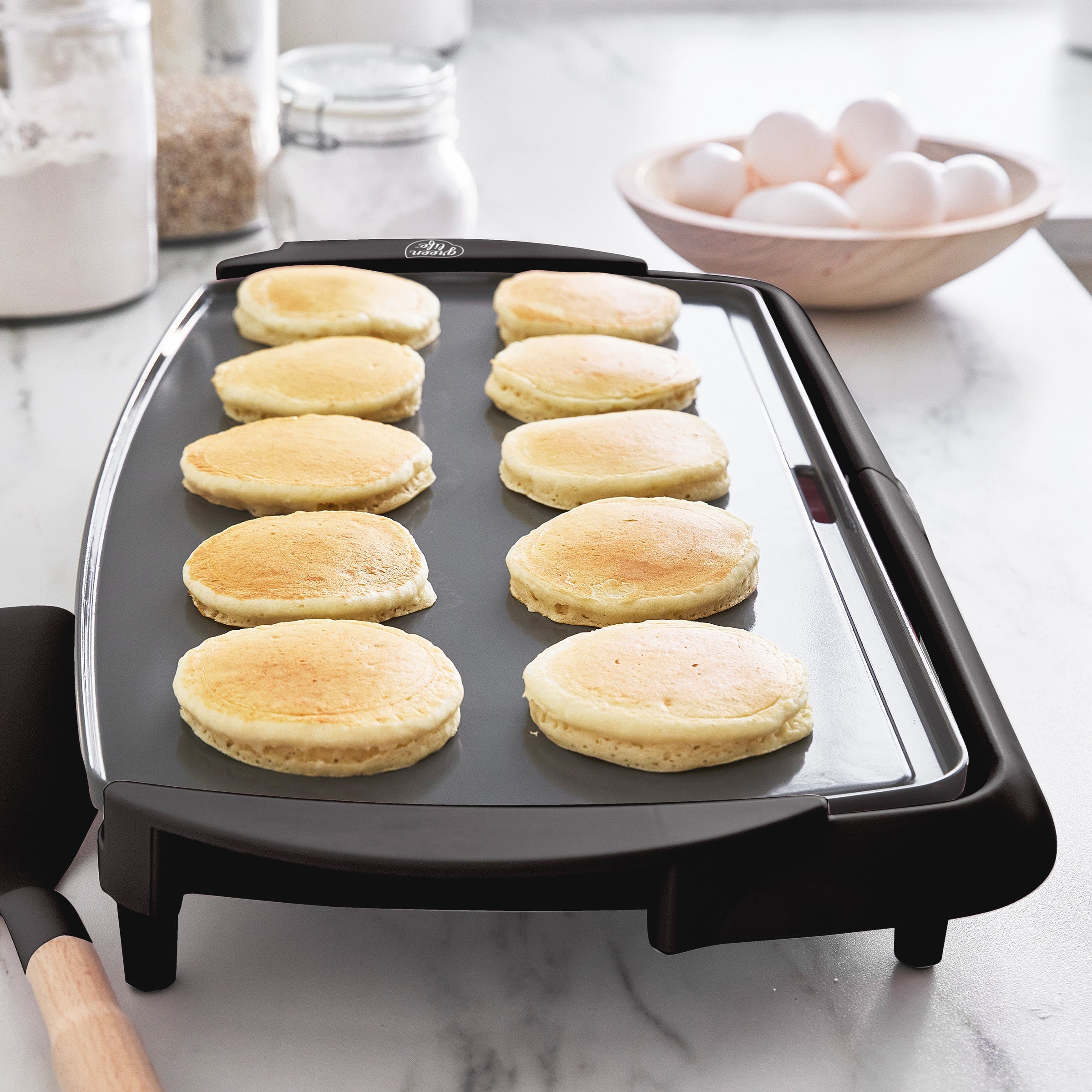 GreenLife Healthy Ceramic Nonstick, Extra Large 20 Electric Griddle For  Pancakes Eggs Burgers And More & Reviews