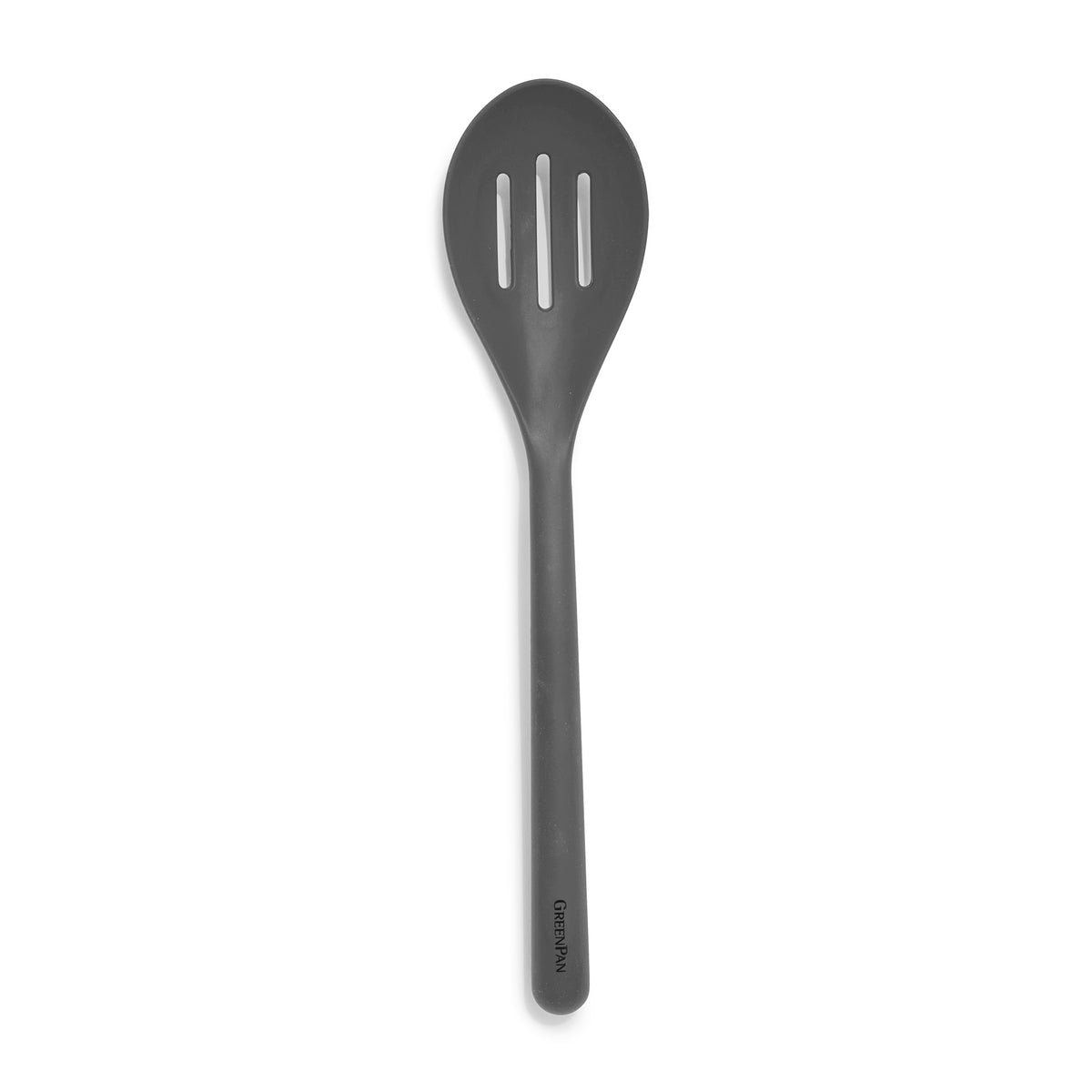 Platinum Silicone Slotted Spoon | Gray