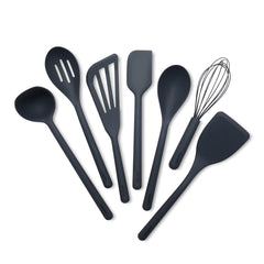 Platinum Silicone Tools 7-Piece Utensil Set | Gray