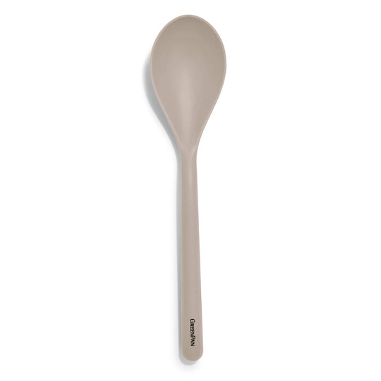 Platinum Silicone Solid Spoon | Taupe