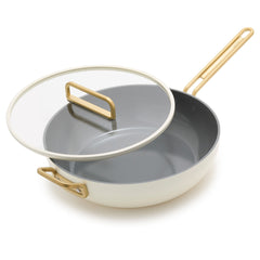 Stanley Tucci™ Ceramic Nonstick 6.5-Quart Essential Stanley Pan | Carrara White