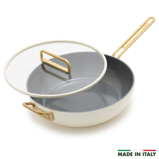 Stanley Tucci™ Ceramic Nonstick 6.5-Quart Essential Stanley Pan | Carrara White