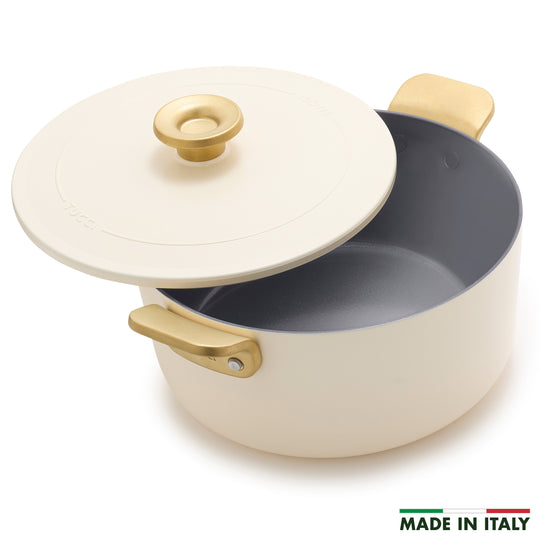 Stanley Tucci™ Ceramic Nonstick 6.5-Quart Dutch Oven | Carrara White