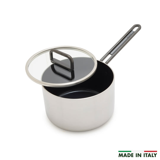 Stanley Tucci™ Stainless Steel Ceramic Nonstick 2-Quart Saucepan with Lid